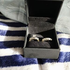 14K Gold Diamond Bridal Set